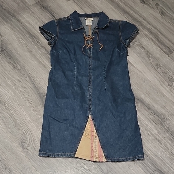 Vintage Dresses & Skirts - Y2K Faded Glory Denim Dress